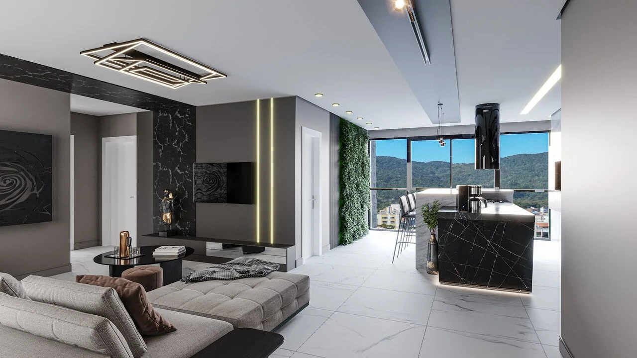 Apartamento Houston House em Balneário Perequê, Porto Belo